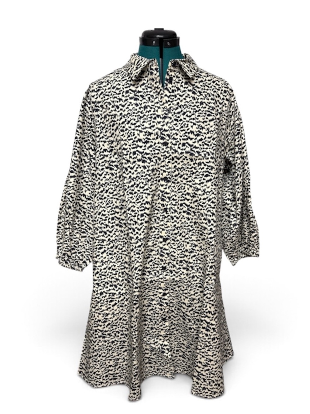 Part Two Women’s Black & White Patterned Shirt Dress size EU 40
